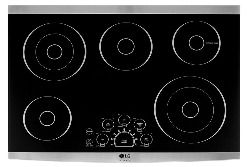 LG STUDIO 30\" Radiant Electric Cooktop - LSCE305ST