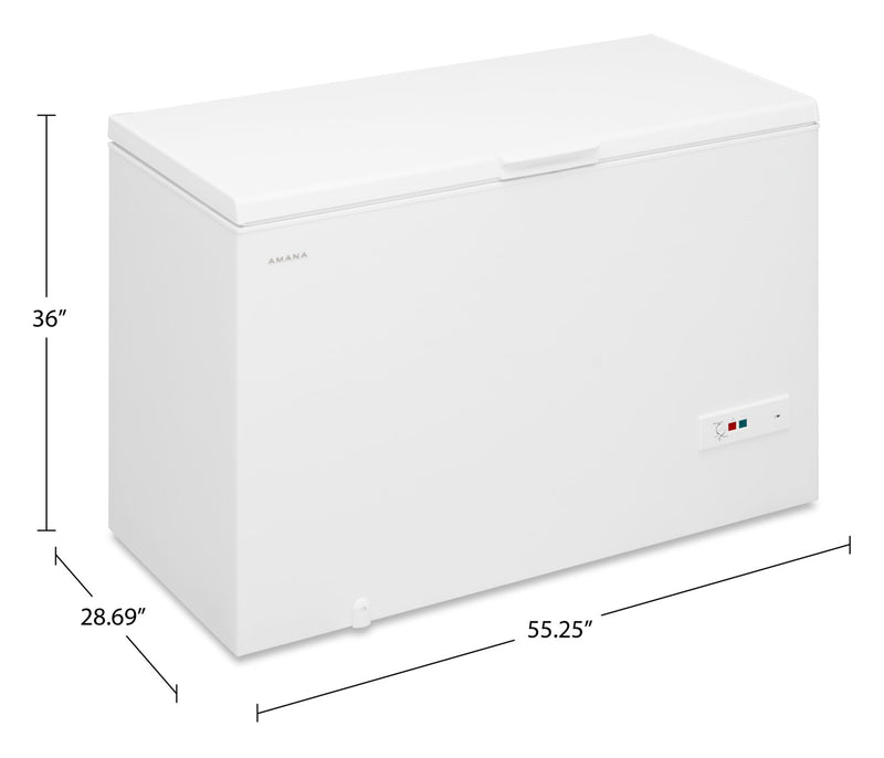Amana 16 Cu. Ft. Convertible Chest Refrigerator-Freezer - AZC5216LW