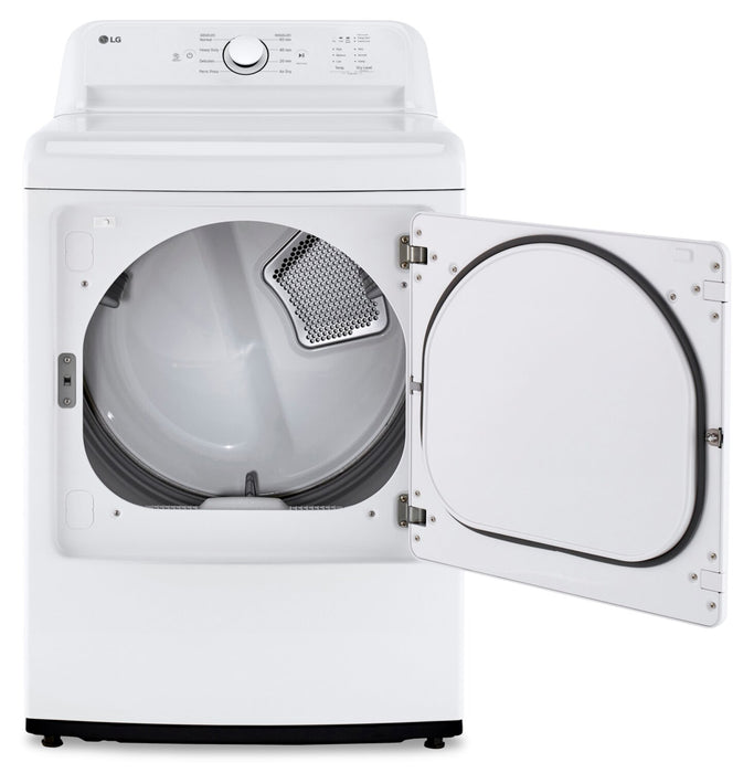 LG 7.3 Cu. Ft. Ultra Large Capacity Electric Dryer with Sensor Dry - DLE6100W