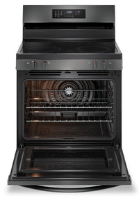 Frigidaire 5.3 Cu. Ft. Electric Range With Air Fry and Convection Bake - Black Stainless Steel - FCR…