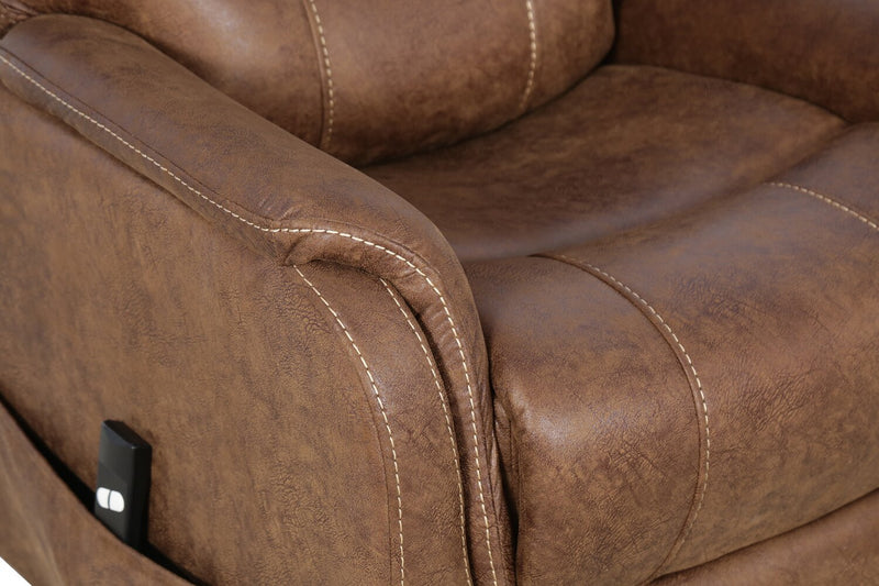 Landon Power Lift Reclining Chair - Brown