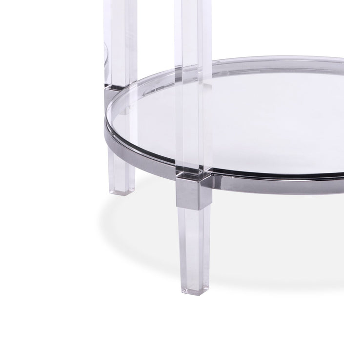 Enzo Round End Table  
