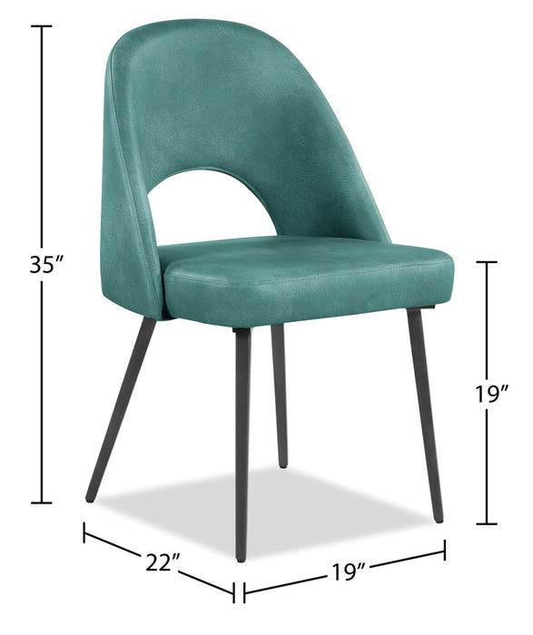 Bay Dining Chair - Aqua