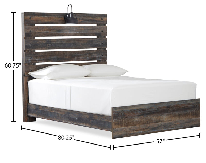 Abby Full Bed - Brown