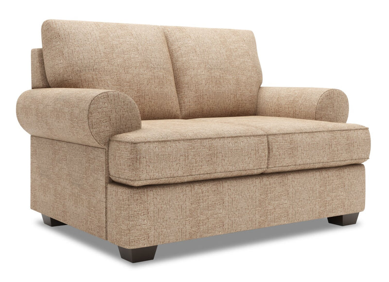 Sofa Lab Roll Loveseat - Luxury Taupe