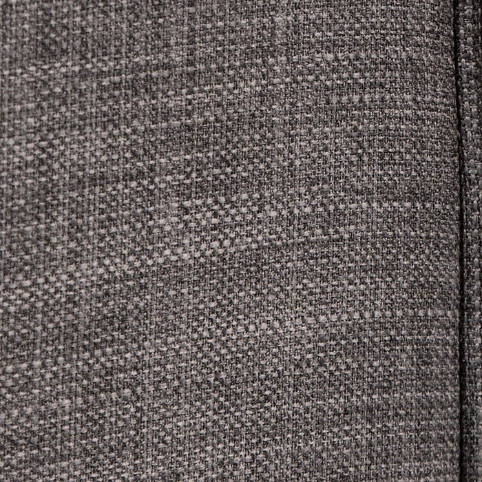 Avery Linen-Look Fabric Futon - Grey