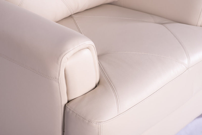 Vita 100% Genuine Leather Chair - Smoke