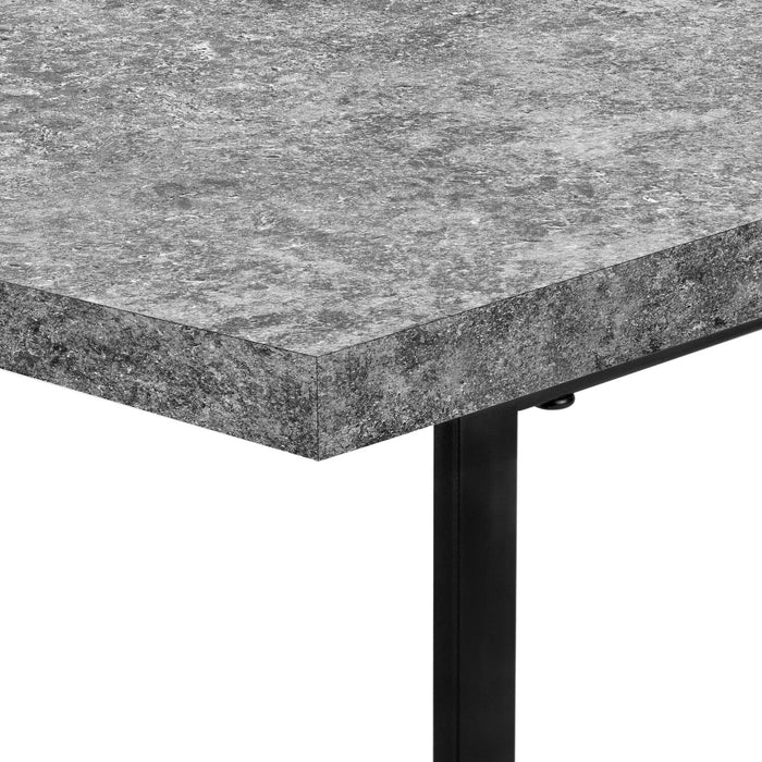 Jonnie Desk - Grey Stone-Look 