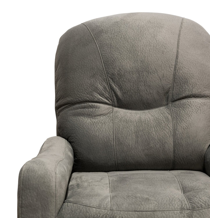 Everett Polyester Reclining Chair - Grey