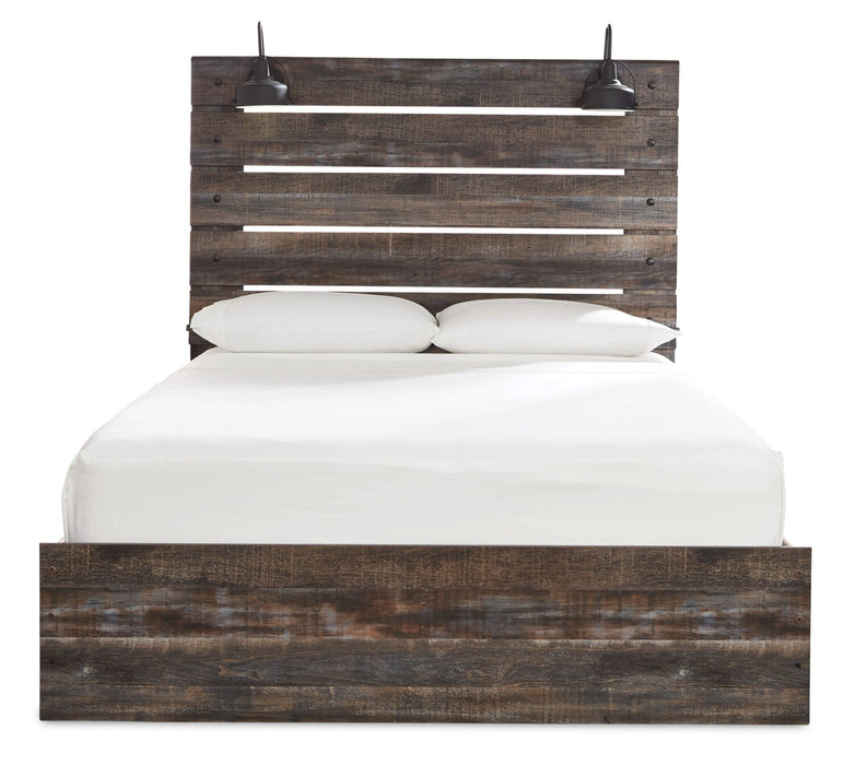 Abby Queen Bed - Brown