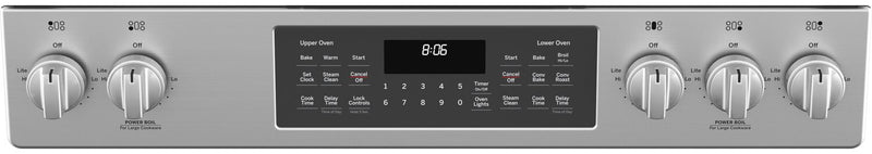 GE 6.7 Cu. Ft. Double-Oven Freestanding Gas Range - JCGSS86SPSS