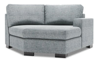 Sofa Lab Track RAF Cuddler - Luna Pewter 