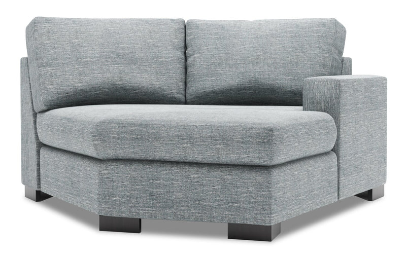 Sofa Lab Track RAF Cuddler - Luna Pewter