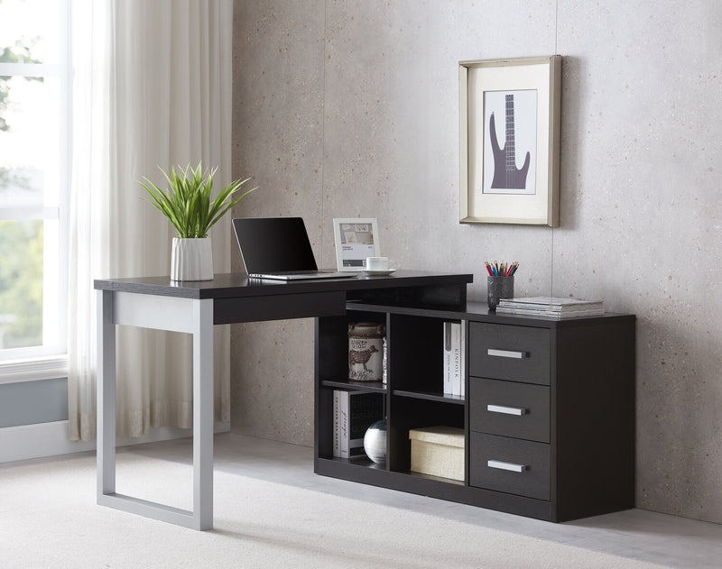 Owen Reversible Corner Desk – Espresso