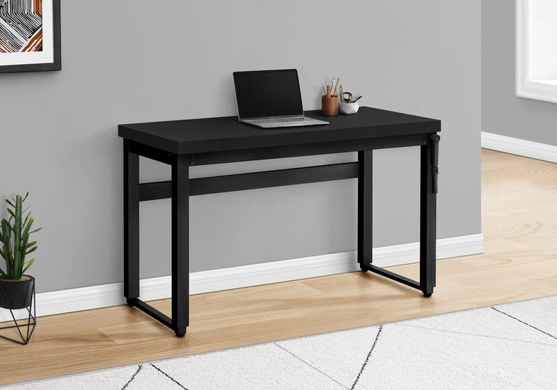 Kai Height-Adjustable Desk - Black