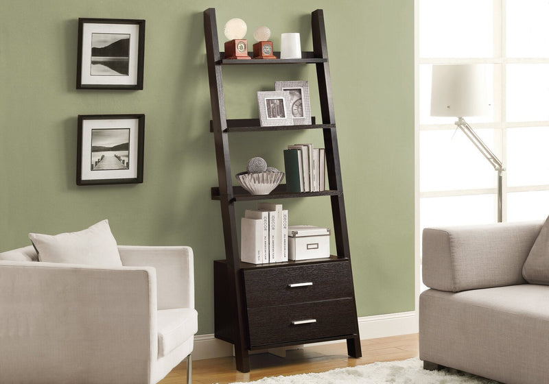 Ronan Bookcase with Storage - Espresso 