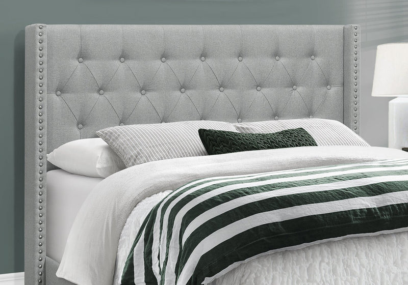 Portia Queen Bed - Grey
