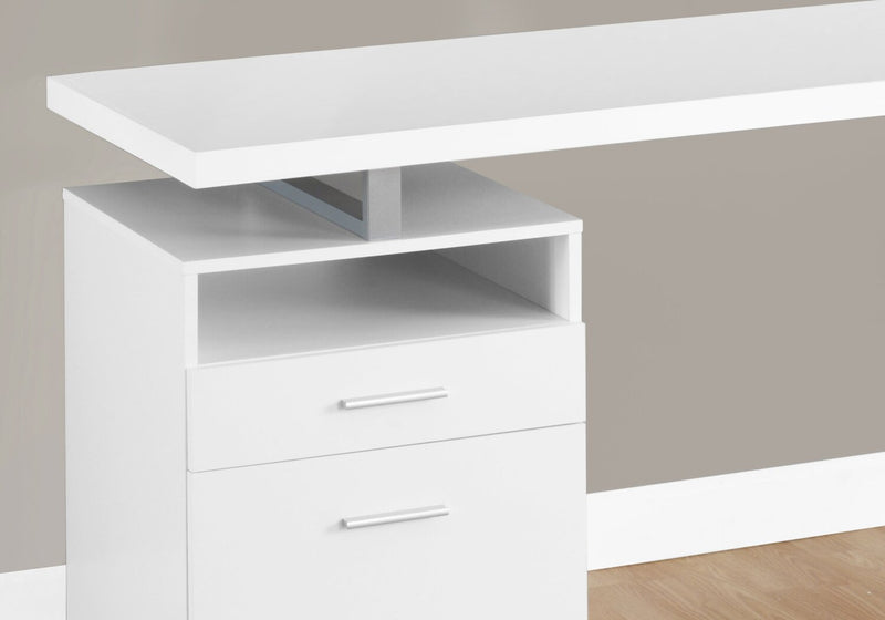 Heather Adjustable Desk - White