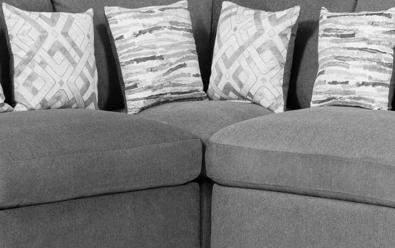 Evolve Left-Facing Sectional - Charcoal