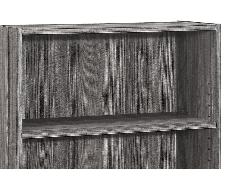Slade 3-Shelf Bookcase - Grey