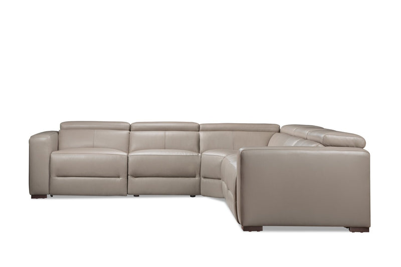 Modella 5-Piece Power Reclining Sectional - Taupe
