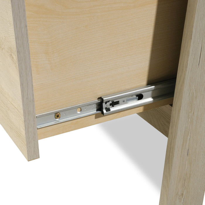 Kyree Executive Desk - Chalked Chestnut 