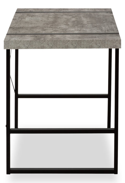 Avery Desk - Grey Concrete-Look  