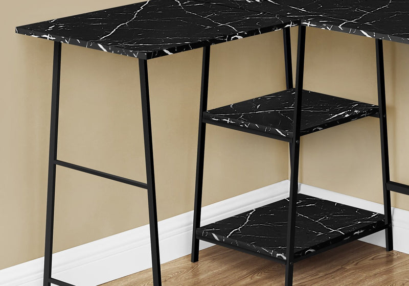 Evlin Corner Desk - Black