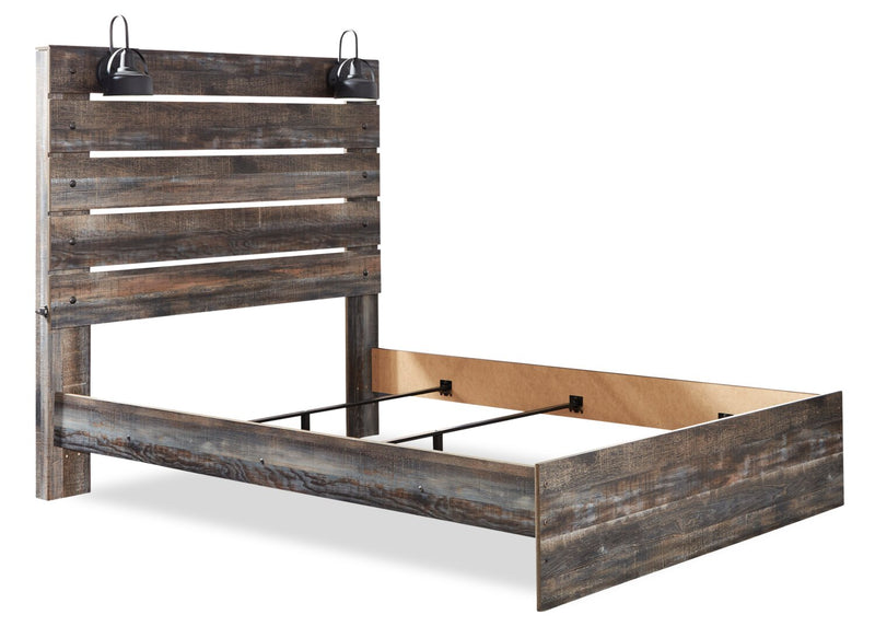 Abby Queen Bed - Brown