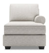 Sofa Lab Roll RAF Chaise - Luxury Silver