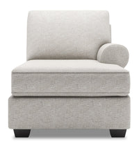 Sofa Lab Roll RAF Chaise - Luxury Silver