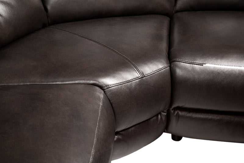 Envia 3-Piece Right-Facing Power Reclining Sectional - Brown 