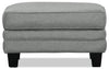 Tula Fabric Ottoman - Mist