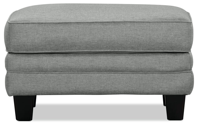 Tula Fabric Ottoman - Mist