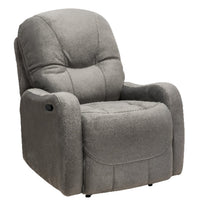 Everett Polyester Reclining Chair - Grey