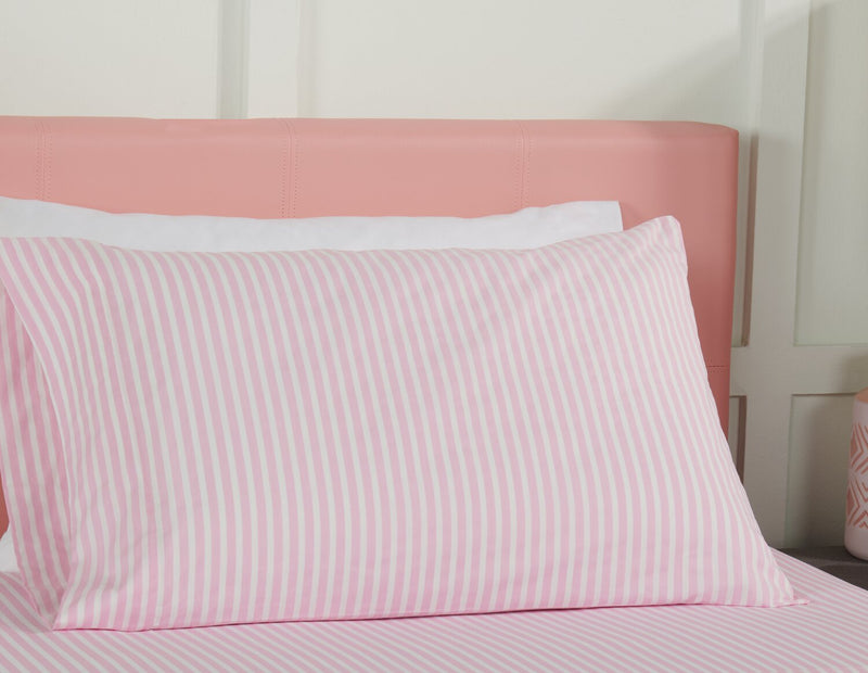 Hallie Striped 4-Piece Full Cotton Sheet Set