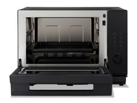 Panasonic 1 Cu. Ft. Countertop Microwave with Combination Steam Oven and Large Area Flat Cavity - Bl…