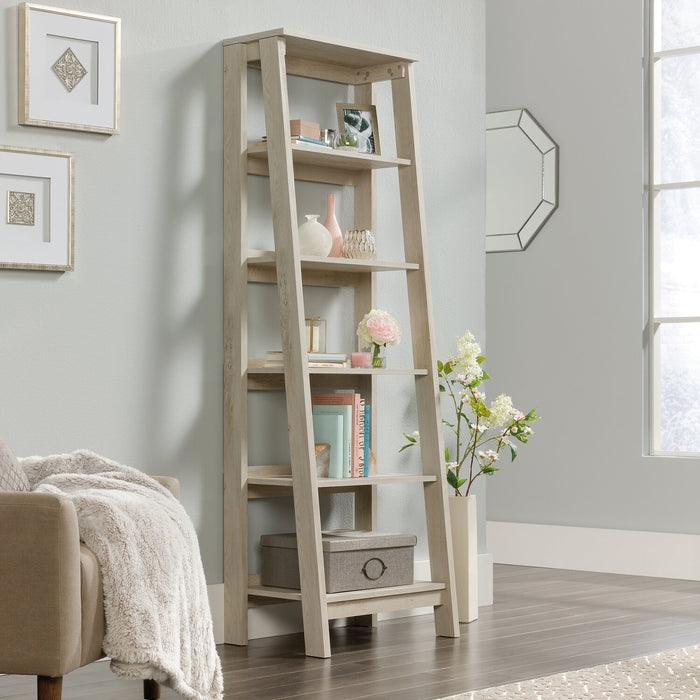 Kyree Ladder Style Bookcase - Chalked Chestnut 