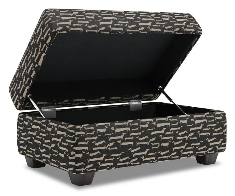 Sofa Lab The Trunk Ottoman - Peppercorn