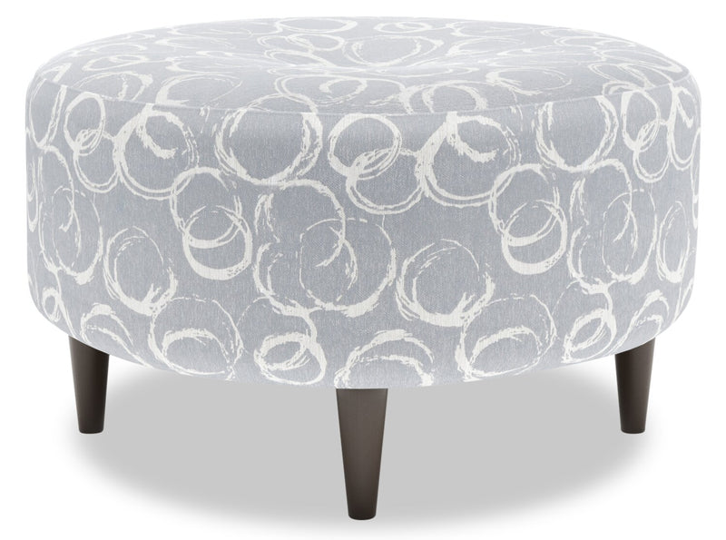Sofa Lab The Curve Ottoman - Alloy