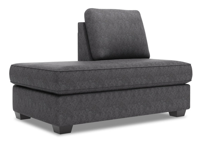Sofa Lab Roll LAF Chaise Return - Luxury Charcoal