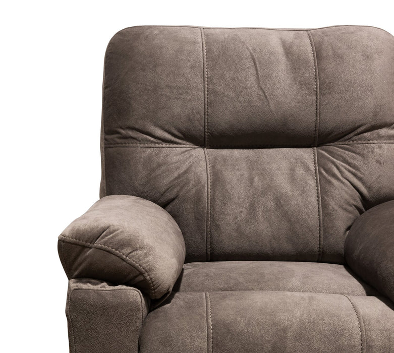 Gybson Polyester Recliner - Latte