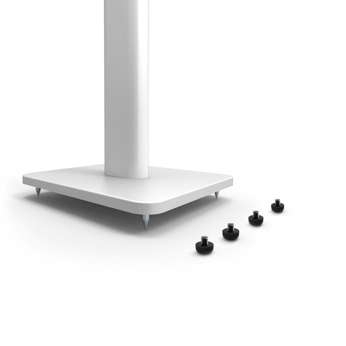 Kanto SP32PLW 32\" Tall Bookshelf Speaker Floor Stands with Intragrated Cable Management, White