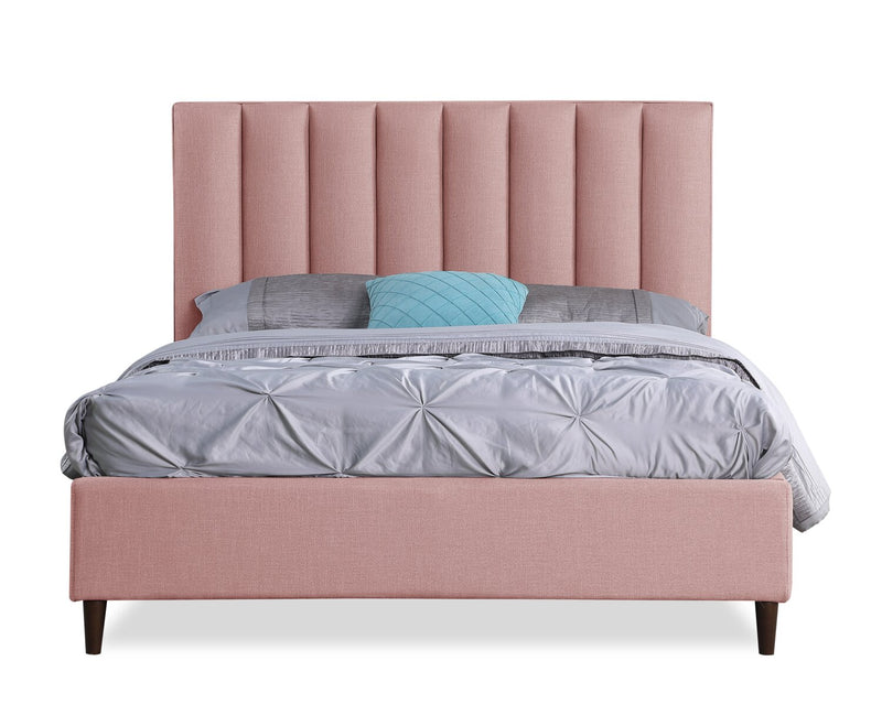 Rain Full Platform Bed - Pink