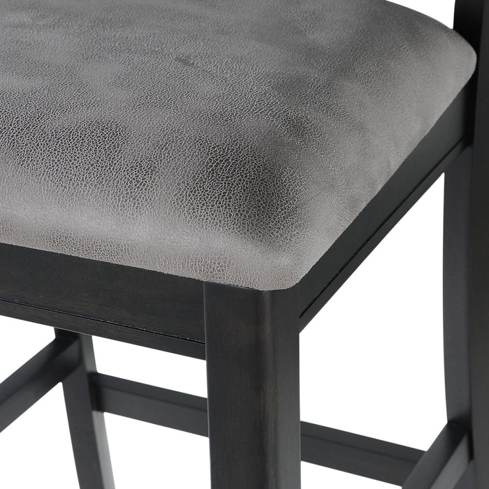 Dena 5-Piece Counter-Height Dining Package - Grey-Brown