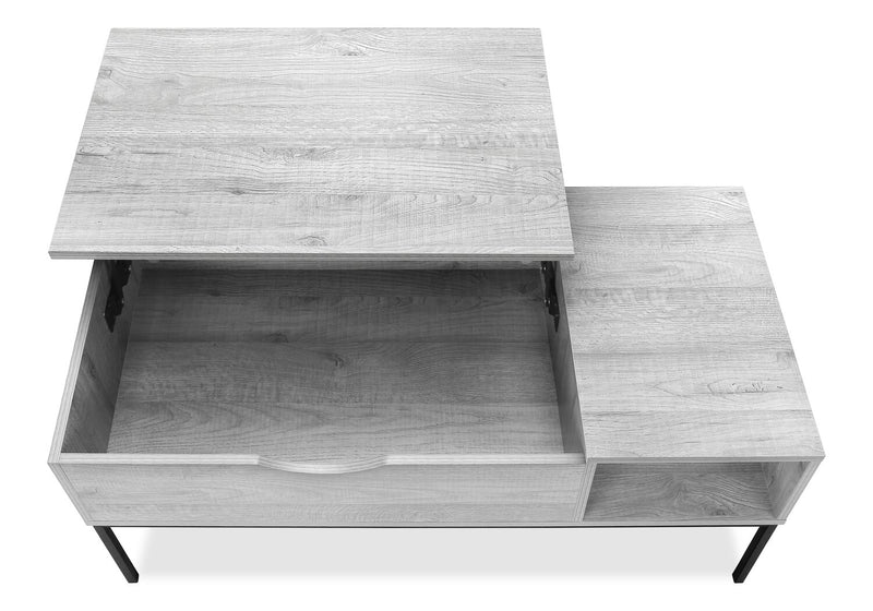 Bence Lift-Top Coffee Table - Grey
