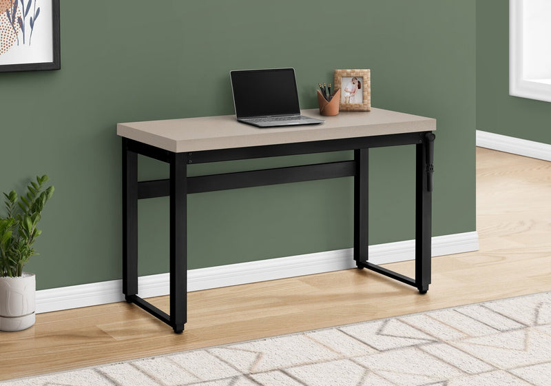 Kai Height-Adjustable Desk - Taupe