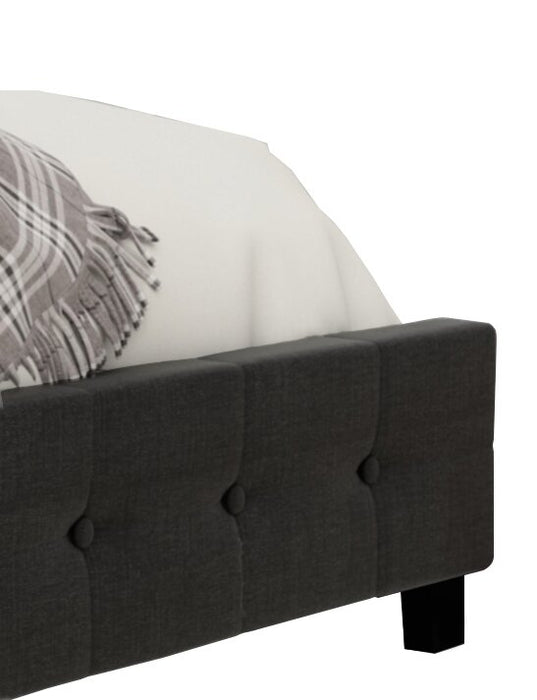 Page King Bed - Charcoal