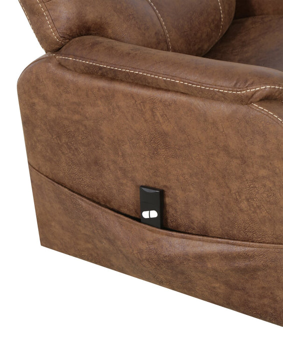 Landon Power Lift Reclining Chair - Brown