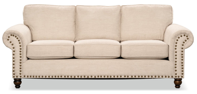Wynn Chenille Sofa - Linen